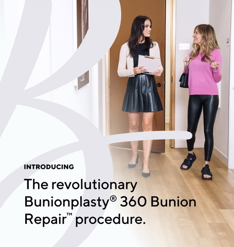 Voom™ Medical Devices launches www.Bunionplasty.com, a groundbreaking website and patient education resource for the Bunionplasty® 360 Bunion Repair™ procedure, featuring an unprecedented before-and-after photo gallery and innovative doctor locator tool (Graphic: Business Wire)