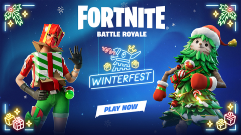 original Fortnite’s Winterfest 2023 runs from Dec. 14 at 9 a.m. ET to Jan. 2 at 9 a.m. ET. (Graphic: Business Wire)