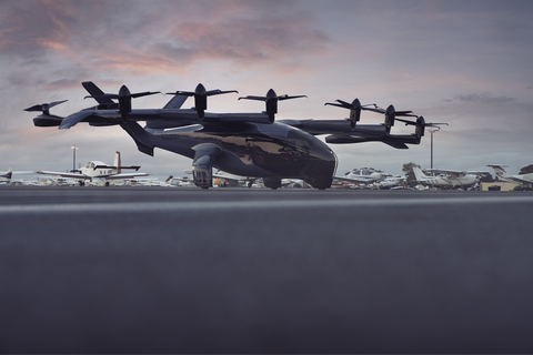 original Archer's Midnight eVTOL aircraft. (Photo: Business Wire)