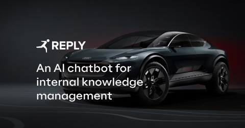 The new internal AI chatbot, developed by Storm Reply, gives employees at Audi uncomplicated, fast, and secure access to information. This allows the company to break down knowledge silos and realize better decisions, more efficient processes, and ultimately cost reductions. (Photo: Reply)