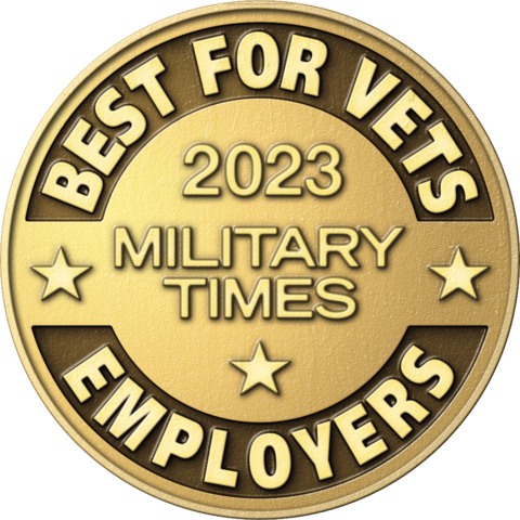 Oshkosh Corporation has been recognized by Military Times as one of the 2023 Best for Vets Employers. Oshkosh is committed to providing valuable work to those who have served. As the first Wisconsin partner in the U.S. Chamber of Commerce Foundation’s “Hiring Our Heroes” program, Oshkosh offers a 12-week fellowship program that matches transitioning servicemembers with civilian opportunities. Participants are matched with a civilian program manager and mentor in their final 180 days of active duty, working Monday-Thursday with their corporate employer to gain professional training and hands-on experience to prepare to join the civilian workforce. (Graphic: Business Wire)