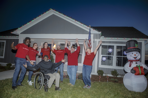 Overlooking his new house in Nashville, Theo Caldwell took a moment to reflect. “I feel so blessed,” said Caldwell, a first-time homeowner. “I won’t have to worry anymore, and that brings me so much peace.” Caldwell, who uses a wheelchair, had been living for 23 years in an area prone to flooding and where violence was common. Searching for a fresh start, he saw a Habitat for Humanity ad that portrayed a single person, like him, moving into a new home. (Photo: Business Wire)