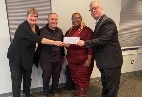 Pictured here from left to right is Capital Counseling Executive Director Kandie Sawyer, Capital Counseling Vice President Board of Directors, John Agostino, Capital Counseling Clinical Director Winell Soures, and NBC Chief Executive Officer John Balli. (Photo: Business Wire)