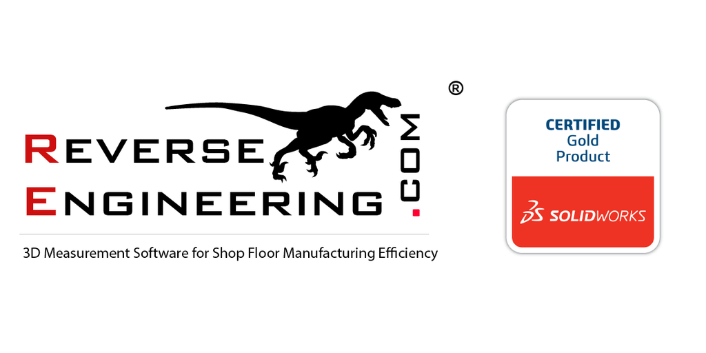 Logo ReverseEngineering.com Solidworks certified gold partner 2024 01