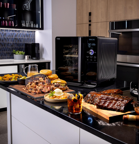 GE Profile™ announces the availability of its new Smart Indoor Smoker with Active Smoke Filtration (Photo: GE Appliances, a Haier company)