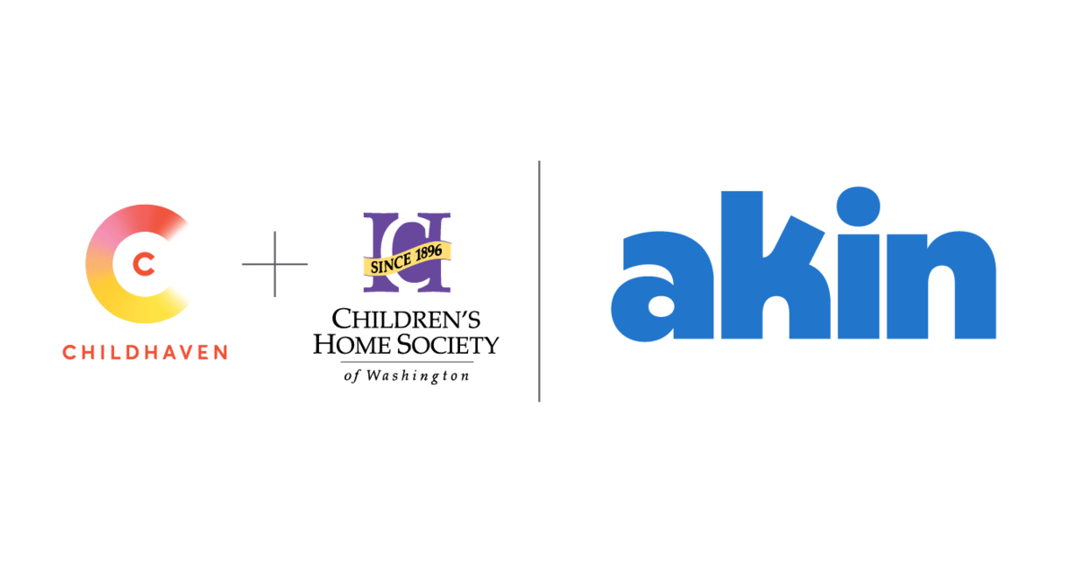 Childhaven and Children’s Home Society of Washington Merge, Announce New Organization, Akin