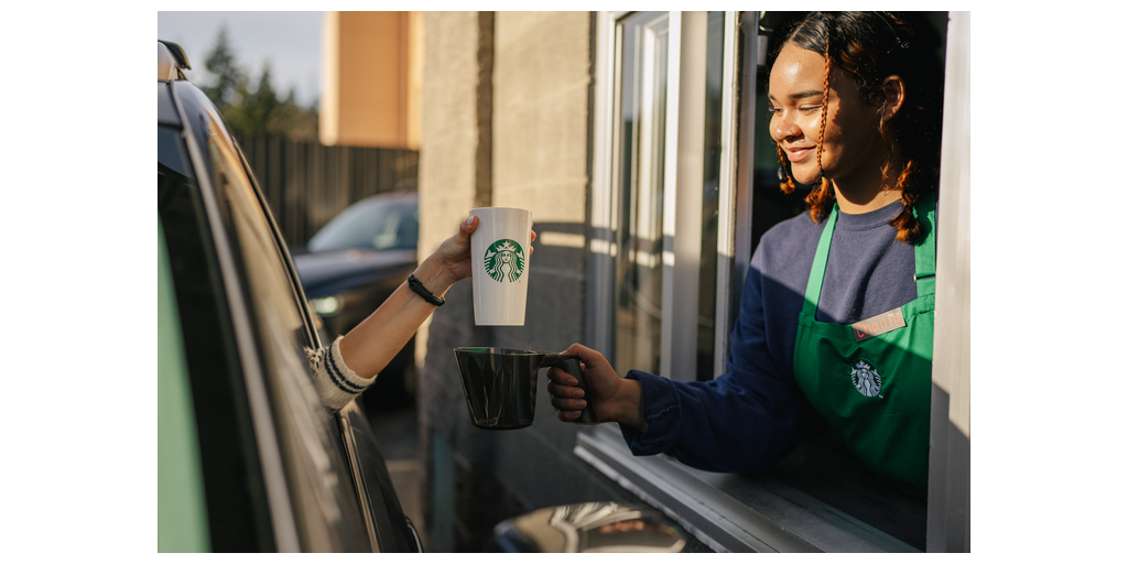 Starbucks will accept reusable cups for drive-thru and mobile orders