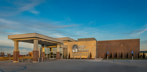 original Dr. James and JoAnn Bourland Radiation Oncology Center at Golden Valley Memorial Healthcare in Clinton, Missouri. (Photo: Business Wire)