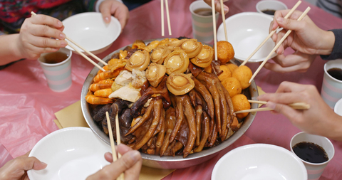 Poon choi is a popular dish in recent years, especially during the Chinese New Year time (Credit: Panther Media / Alamy Stock Photo)