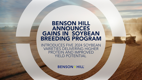 Benson Hill Announces Gains in Soybean Breeding Program; Introduces 5 Soybean Varieties Delivering Higher Protein and Improved Yield Potential (Graphic: Business Wire)