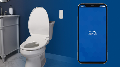 The Bio Bidet BB-1200 Bidet Toilet Seat and Bemis Living App.(Photo: Business Wire)