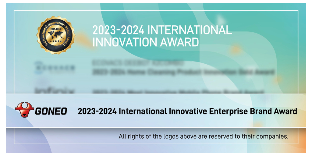 Il gruppo cinese GONEO vincitore del 2024 CES International Innovative Enterprise Brand Award e trendsetter del design industriale