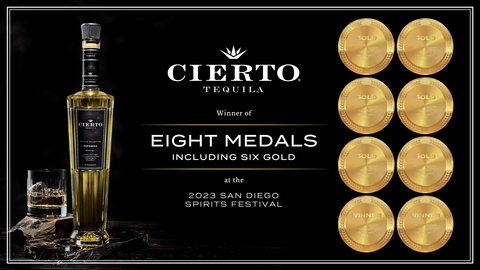 Cierto Tequila Wins Six Gold Medals at the 2023 San Diego Spirits Festival (Photo: Business Wire)