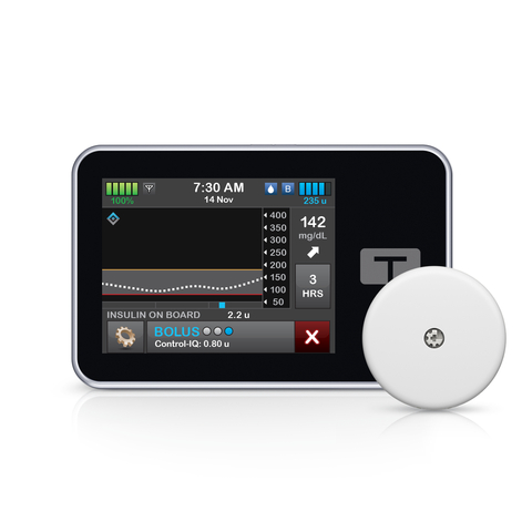 t:slim X2 Insulin Pump from Tandem Diabetes Care with Abbott’s Freestyle Libre 2 Plus sensor integration now available in the United States. (Photo: Business Wire)