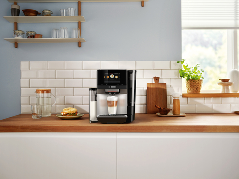 original The new Bosch countertop Fully Automatic Espresso Machines. (Photo: Business Wire)