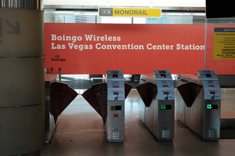 Boingo Wireless launches Wi-Fi 7 network at the Las Vegas Monorail Boingo Station at the Las Vegas Convention Center. (Photo: Business Wire)
