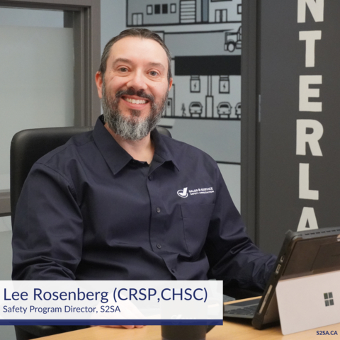 original New Safety Program Director, Lee Rosenberg (CRSP, CHSC) (Photo: Business Wire)