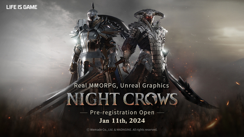 Wemade opens global pre-registration for ?NIGHT CROWS? (Graphic: Wemade)