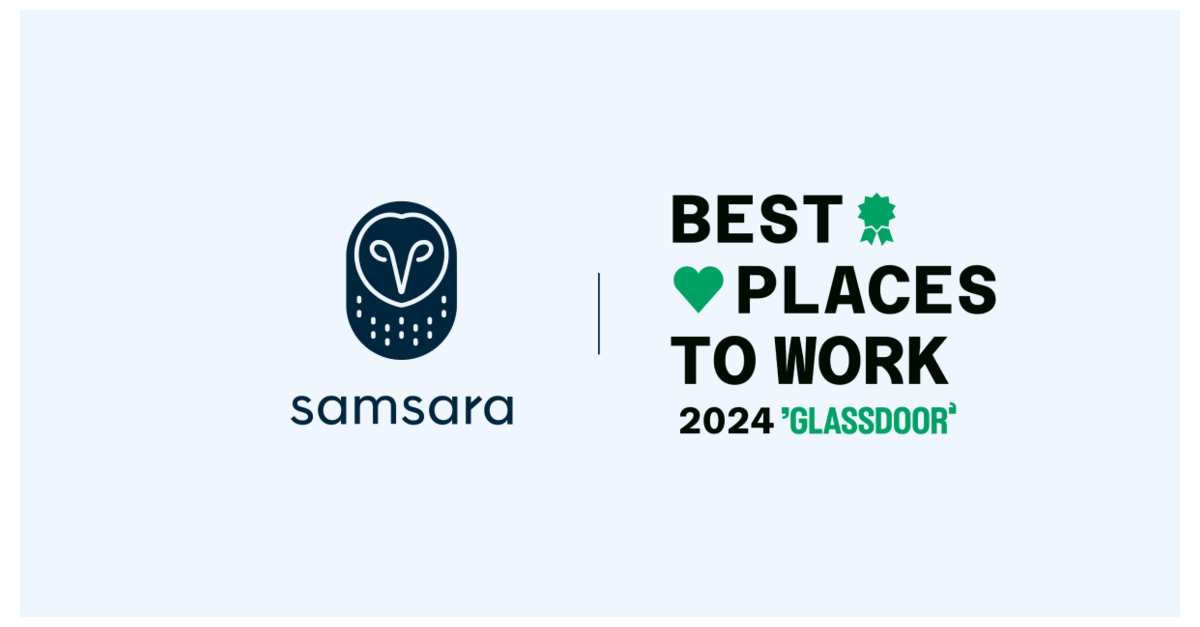 Samsara Named One of the Best Places to Work by Glassdoor Business Wire