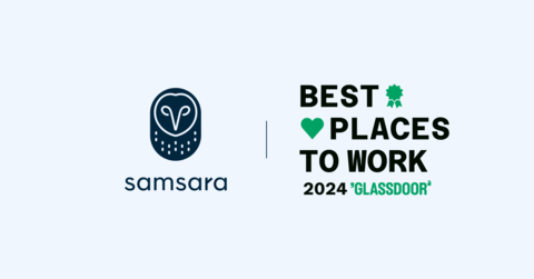 Samsara recognized as one of Glassdoor’s Best Places to Work in 2024 (Graphic: Business Wire)