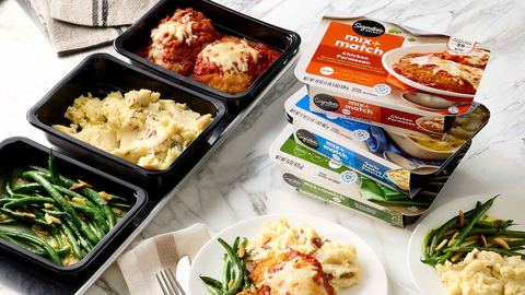 The new Signature SELECT Mix + Match meal solution offers shoppers a variety of classic meal combinations that prioritize taste and flavor. Photo Courtesy: Albertsons Companies