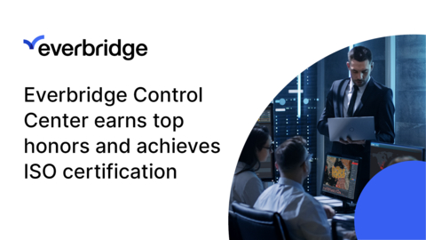 original Everbridge Control Center Receives Top Honors for Innovation and Excellence in Physical Security Information Management (PSIM) (Photo: Business Wire)
