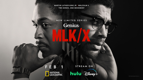 Key Art for GENIUS: MLK/X ©2024 National Geographic Partners, LLC