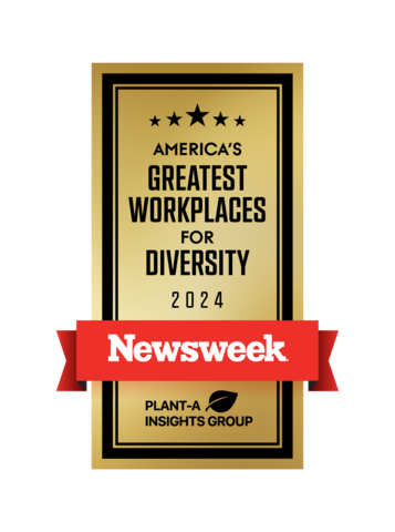 Newsweek has recognized Eaton as being one of 'America's Greatest Workplaces for Diversity for 2024.' (Photo: Business Wire)