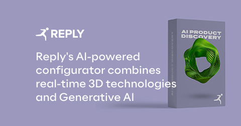 AI Product Discovery è una soluzione che sfrutta tecnologie di configurazione 3D in real time e Large Language Model per visualizzazioni fotorealistiche dei prodotti ed esperienze immersive. (Photo: Reply)