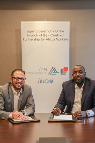 Signing Ceremony of IBS – Centrika Partnership for the African Market Launch (Photo: AETOSWire)