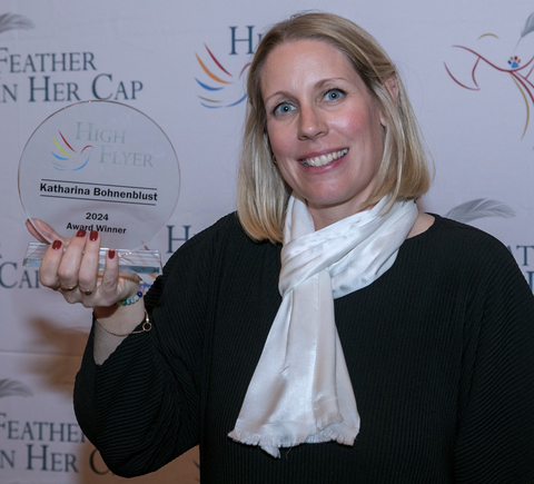 2024 High Flyer Award Winner: Dr. Katharina Bohnenblust - Senior Director, Head of Formulation Development, Elanco (Photo: Feather In Her Cap)