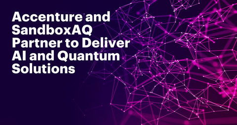 Accenture and SandboxAQ are partnering to deliver artificial intelligence (AI) and quantum computing solutions to help organizations identify and remediate cybersecurity vulnerabilities. (Graphic: Business Wire)