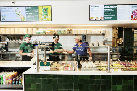 The fast casual chain, Sweetgreen, will bring its fresh salads, warm bowls, and new protein plates to Totem Lake starting on January 16. (Photo: Business Wire)