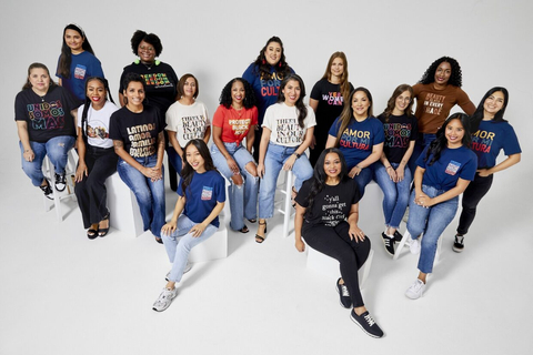 Members of the JCPenney Creative Coalition, wearing designs from the Hope & Wonder brand. (Photo: Business Wire)