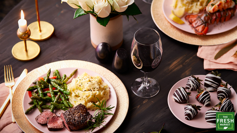 Enjoy a memorable date night at home with The Fresh Market's Valentine’s Day Meals, available now for preorder. (Photo: The Fresh Market)