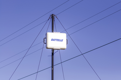 original Battelle RavenStar™ antenna technology successfully demonstrated ultra-wideband capabilities at the Virginia Tech Applied Research Corporation’s (VT-ARC) 5G/XG field test site near Blacksburg, Virginia. The first-ever broadband massive MIMO (multiple-input and multiple-output), digitally steered radio unit supports multiple protocols simultaneously from a single array, including 4G and 5G. The demonstration system, which was developed by Battelle following years of research and prototyping in the United States, is the first radio unit to be able to cover 600Mhz to 7Ghz with a single aperture. (Photo: Business Wire)