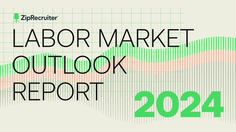 ZipRecruiter 2024 Labor Market Outlook Report (Graphic: Business Wire)