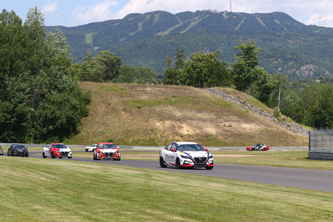 thumbnail Mid-race photo with Mont Tremblant in the background (Photo: Business Wire)