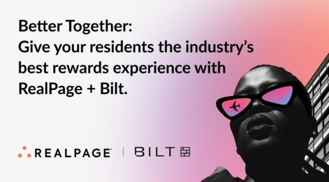 RealPage and Bilt Launch Seamless Rewards Experience. (Graphic: Business Wire)
