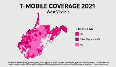 2021 Coverage Map (Graphic: Business Wire)