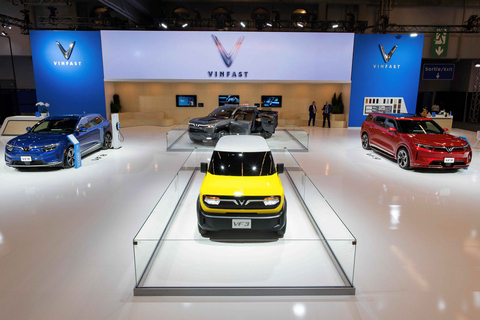 VinFast bring the new VF 3 concept small SUV to the Montreal International Auto Show. (Photo: Business Wire)