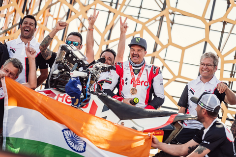 Hero MotoSports Team Rally achieves second postion at Dakar 2024