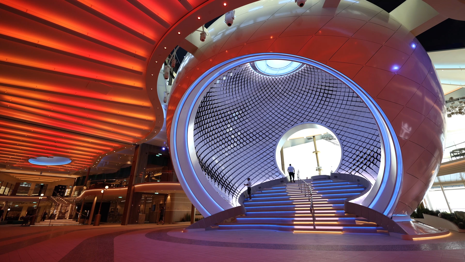 The Pearl by BREAKFAST. The world's largest kinetic artwork on the world's largest cruise ship.