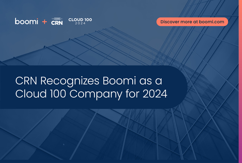 CRN Recognizes Boomi as a Cloud 100 Company for 2024 (Graphic: Business Wire)