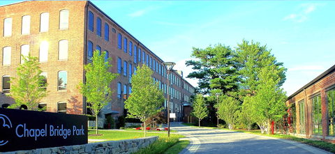 thumbnail Chapel Bridge Park Office/R&D Campus in Newton, Massachusetts, where Biognosys’ proteomics facility is housed (Copyright: © 2024 Chapel Bridge Park, All Rights Reserved)