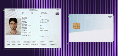 original An example of a test ID made for Regula NFC TestKit service customers (Photo: Business Wire)
