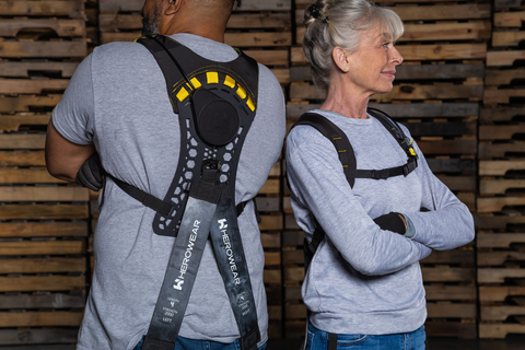 Man and woman wearing Apex 2 (Photo: Business Wire)