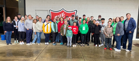 Delta Dental of Tennessee employees and family members gathered to sort Salvation Army Angel Tree gifts in December 2023. (Photo: Business Wire)