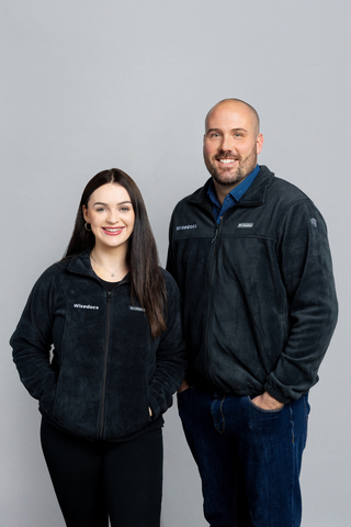 Connor Atchison, Founder and CEO, and Jenna Earnshaw, Co-Founder and COO, of Wisedocs. (Photo: Business Wire)