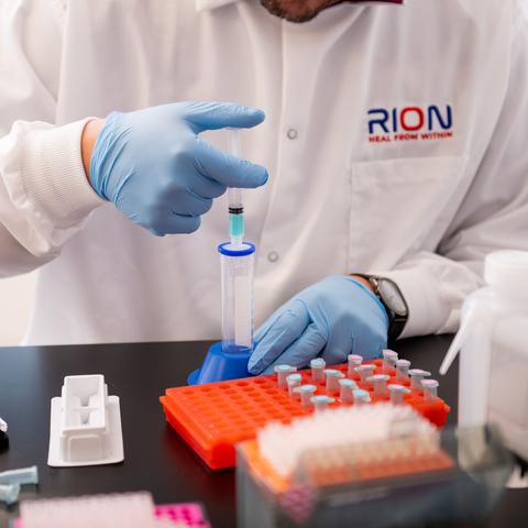 RION, located in Rochester, MN, is internationally recognized for its pioneering advancements in isolating and mass-producing platelet-derived exosomes. (Photo: Business Wire)